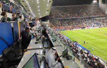 منصة الصحفيين في الملعب