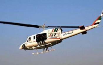 سقوط مروحية إماراتية في البحر بعد إقلاعها من مطار دبي