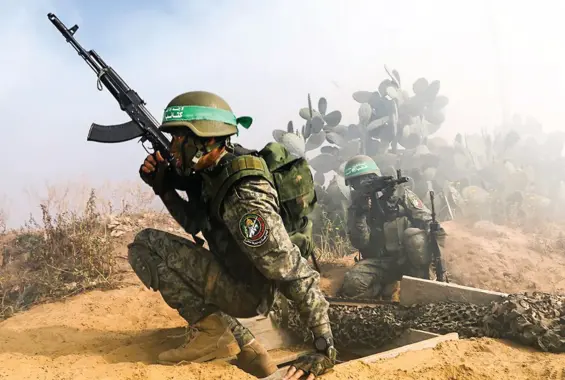 مناورة عسكرية لكتائب القسام - أرشيف