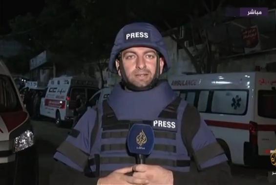 شهيدان بينهما الصحفي محمد وشاح بقصف مركبة في غزة