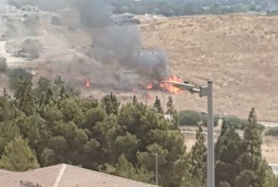 مكان سقوط الصاروخ