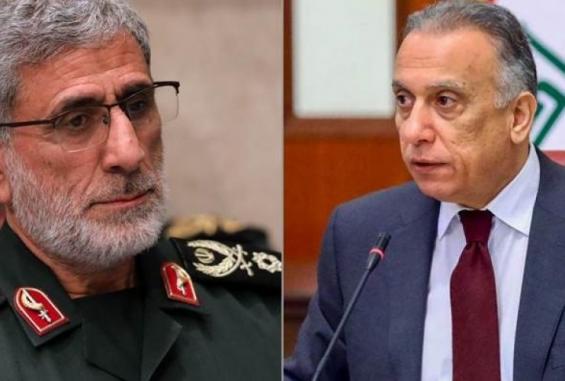 قائد فيلق القدس ورئيس الحكومة العراقية