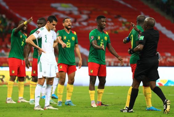 جانب من المباراة