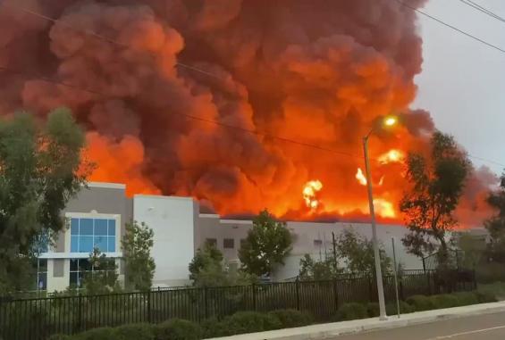 حريق كبير - أرشيفية -