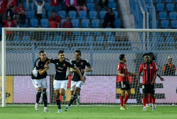 فرحة لاعبي الأهلي بالفوز