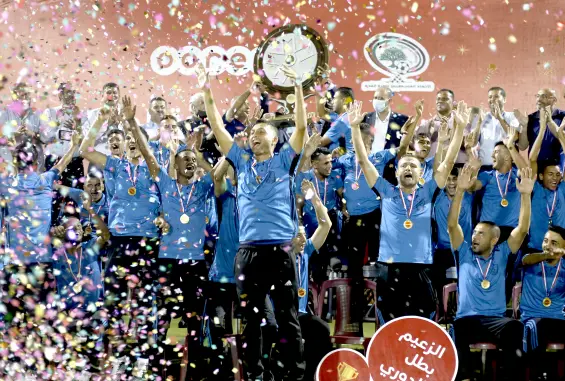 شباب رفح بطل الدوري الممتاز