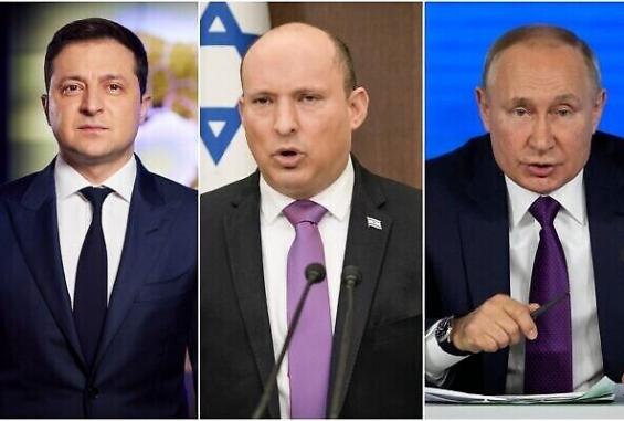 بوتين وبينت وزيلينسكي