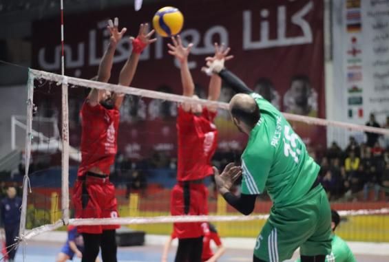 جانب من أحد مباريات دوري الطائرة