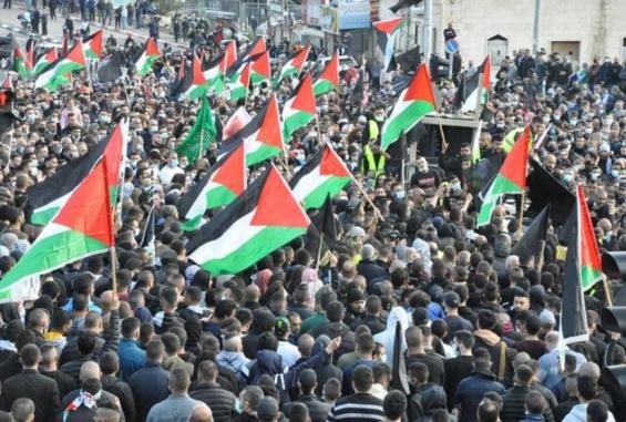 جماهير فلسطينية