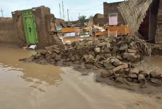 انهيار 400 منزل في مدينة الجبلين جنوبي السودان جراء أمطار غزيرة