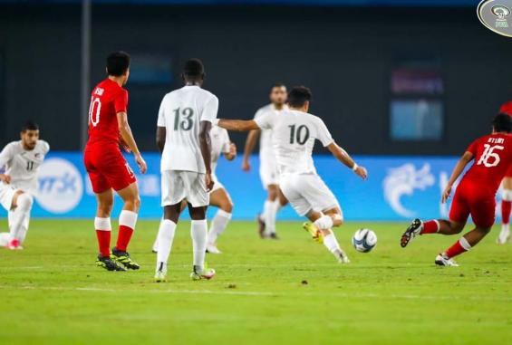 جانب من المباراة