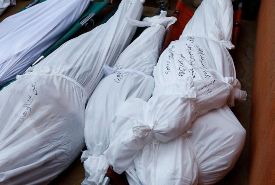 جثامين شهداء في غزة