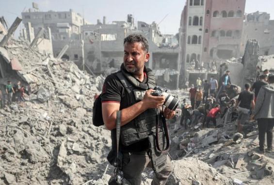 مصور فلسطيني في غزة