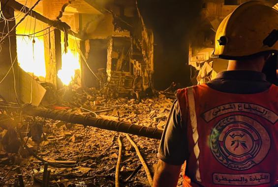 الدفاع-المدني في غزة