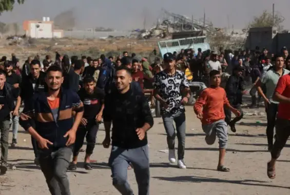 فرحة الغزيين بإعلان وقف إطلاق النار