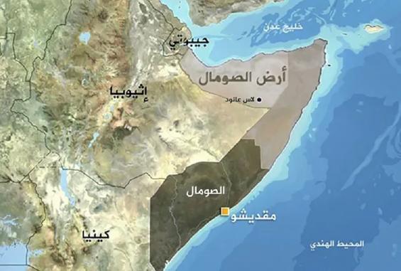 خريطة الصومال
