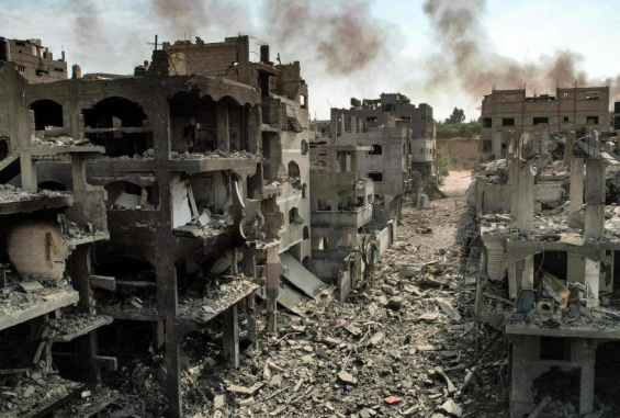 دمار كبير في قطاع غزة بفعل الحرب الإسرائيلية