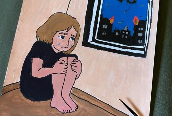 الطفلة مسك الخضري.. استخرجت الألوان من تحت أنقاض منزلها لترسم وجع غزة