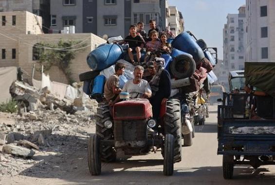 نازحون في غزة خلال حرب الإبادة الجماعية