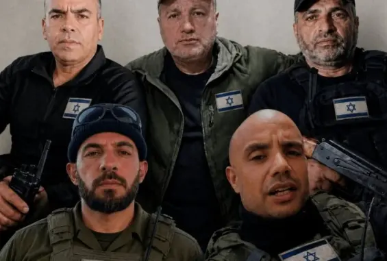 عناصر في الميليشيات العميلة للاحتلال في قطاع غزة