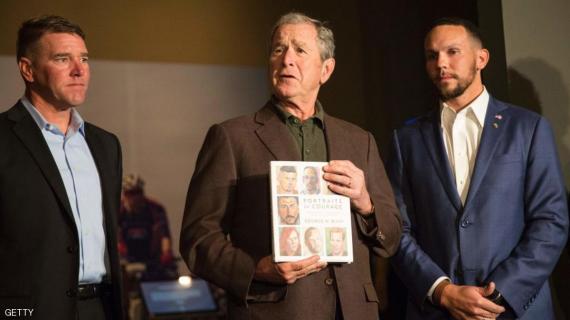 يبدو أن الرئيس الأميركي الأسبق، جورج بوش، قد تفرغ خلال الأشهر الأخيرة لهواية فنية فقد رسم 98 لوحة لقدامى المحاربين من خلال المبادرة العسكرية لمركزه الرئاسي.