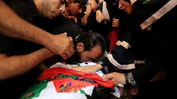 تشييع جثامين شهداء جمعة "أطفالنا الشهداء"