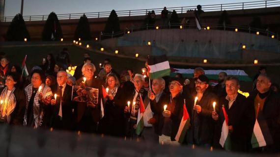 وقفة في بيروت تضامنا مع طفلة الغضب الفلسطيني عهد التميمي