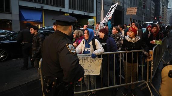 نشطاء يهود يتظاهرون في نيويورك ضد الصهيونية