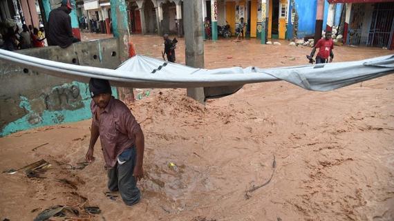 10 قتلى جراء الفيضانات التي اجتاحت "هايتي" بفعل الأمطار الغزيرة المستمرة