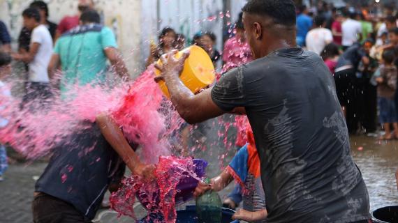 مهرجان الألوان في جباليا