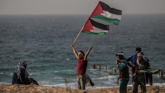 المسير البحري الـ20 شمال غزة