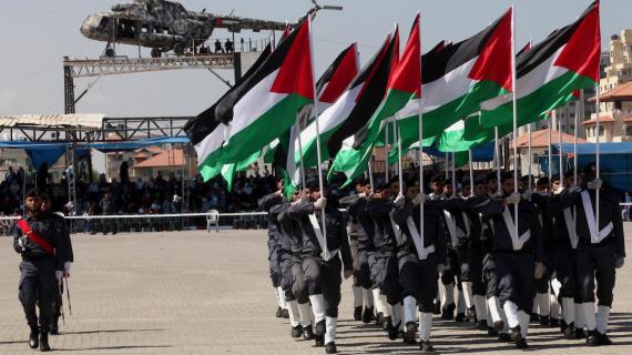 حفل تخريج ضباط في غزة