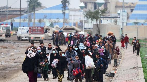 تواصل موجة النزوح من الموصل