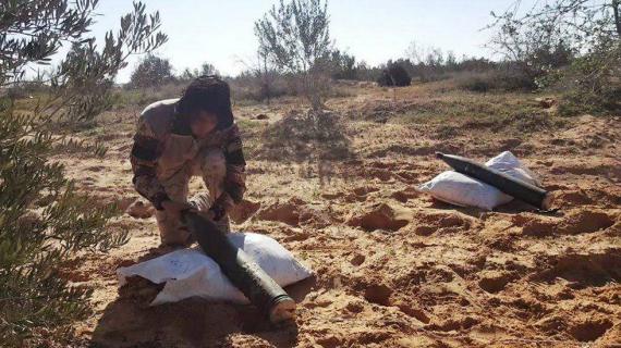 تنظيم الدولة في سيناء ينشر صور للحظة إطلاق الصواريخ على الجنوب الفلسطيني المحتلة قبل ايام