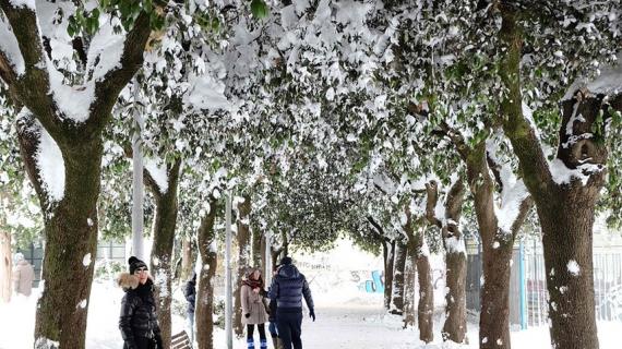 صور لموجة "البرد القارس" التي تجتاح أوروبا