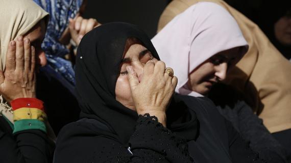 تشييع جثمان الشهيد معتز بني شمسة في بلدة بيتا بنابلس