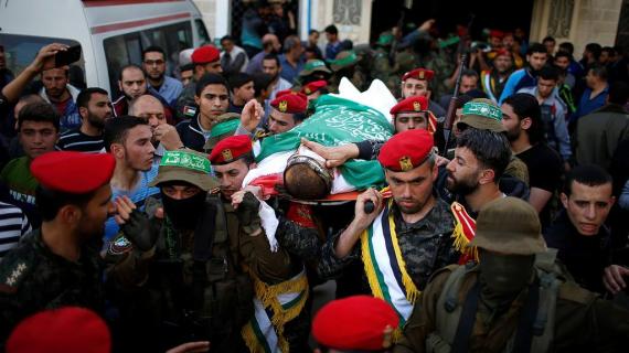 تشيع جثماني الشهيدين الحواجري وأبو سويرح بالنصيرات