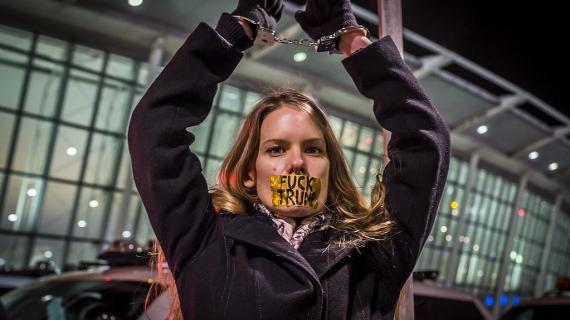 مظاهرات في نيويورك رفضا للرئيس ترمب