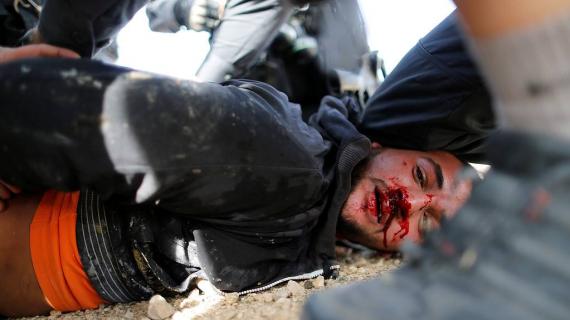 المواجهات بين قوات الاحتلال وأهالي قرية أم الحيران بالنقب