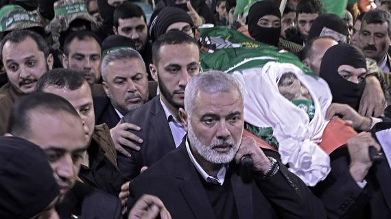 تشييع جثمان القائد في حركة حماس عماد العلمي