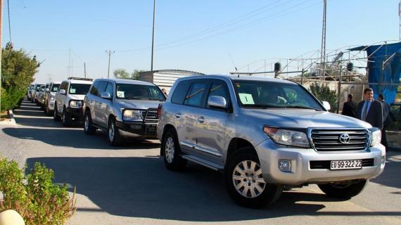 الأجهزة الأمنية تؤمن دخول وفد من السفراء الأوروبيين لغزة