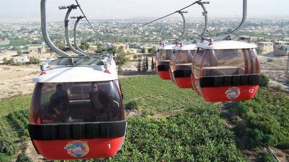 تلفريك اريحا من اهم الاماكن السياحية في فلسطين
