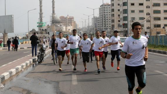 ماراثون رياضي للكتلة الإسلامية إحياء ليوم الأسير