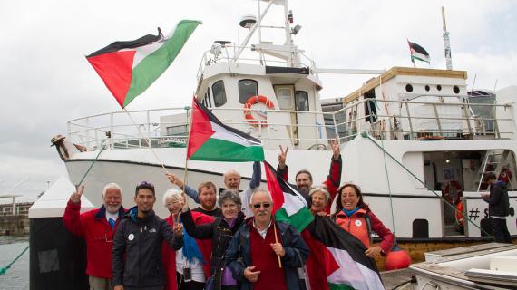 سفن كسر الحصار عن غزة تصل ميناء خيخون الإسباني