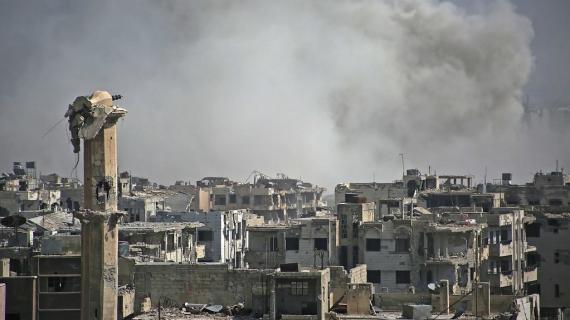 قصف ومعارك متواصلة بين قوات النظام وفصائل سورية في حي جوبر بدمشق