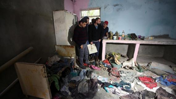 المكان الذي كان يتواجد فيه الشهيد أحمد جرار