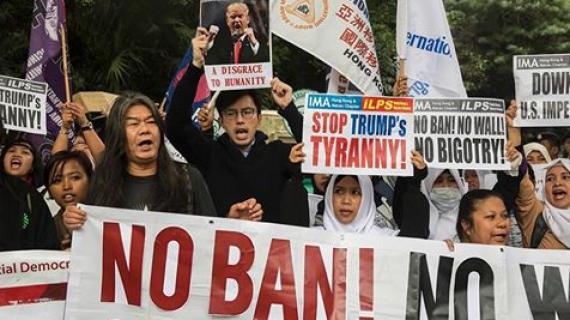 مظاهرة جديدة أمام القنصلية الأمريكية في هونغ كونك