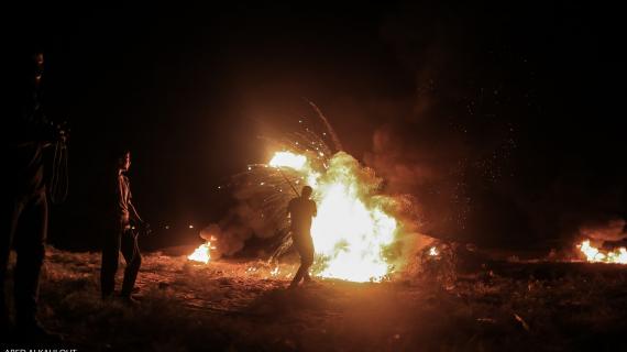 فعاليات "الارباك الليلي" شرقي قطاع غزة