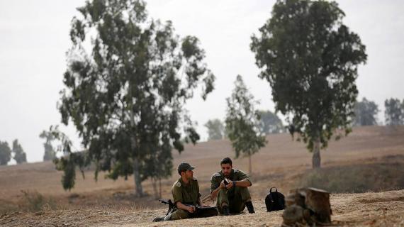 انتشار جنود الاحتلال على حدود قطاع غزة