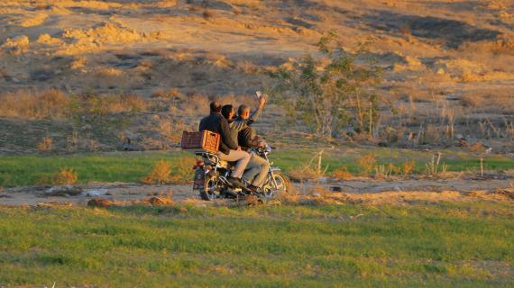 صور من شرق مدينة بيت حانون شمال قطاع غزة